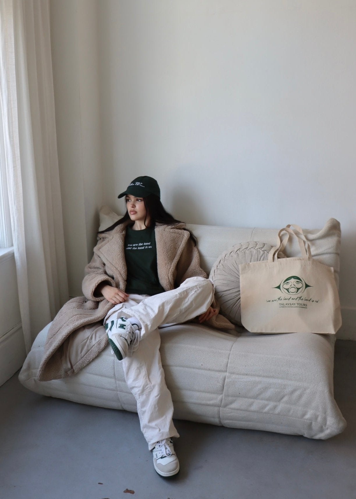 WE ARE THE LAND T-SHIRT FOREST GREEN