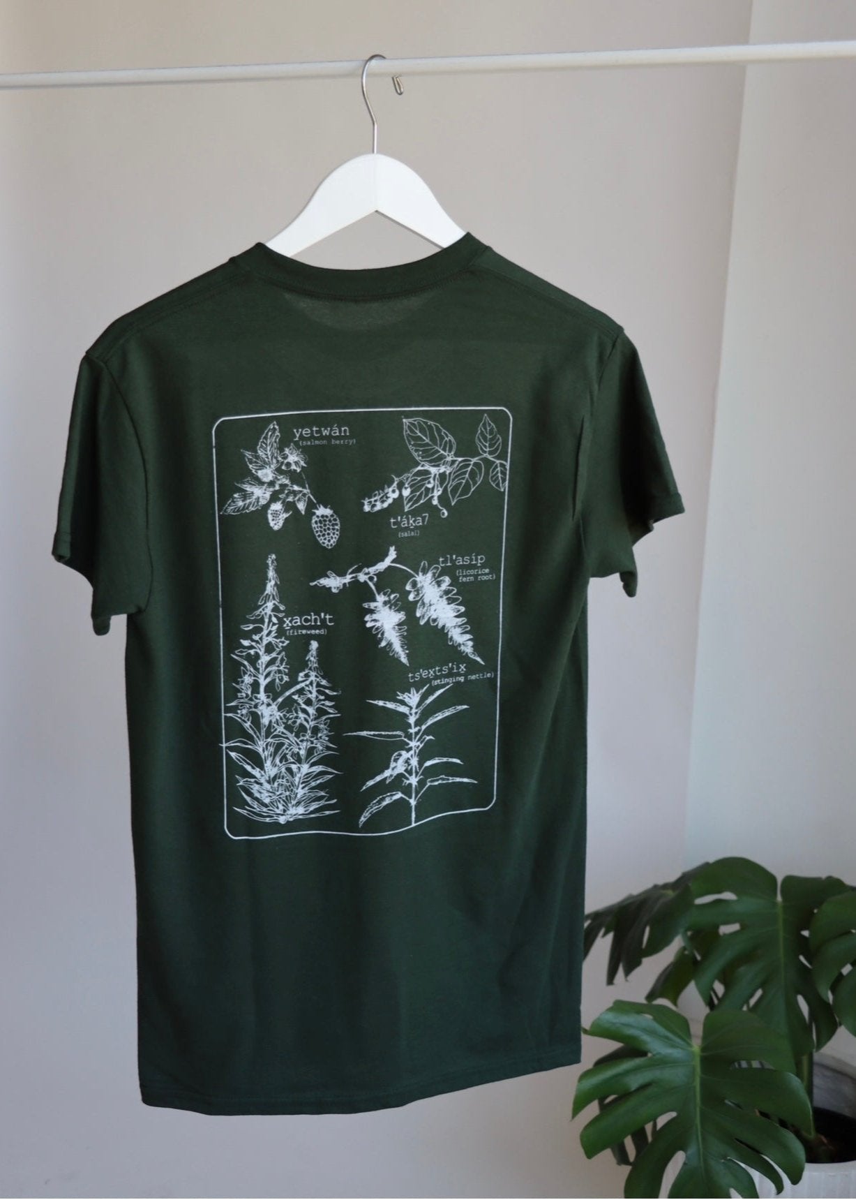 WE ARE THE LAND T-SHIRT FOREST GREEN