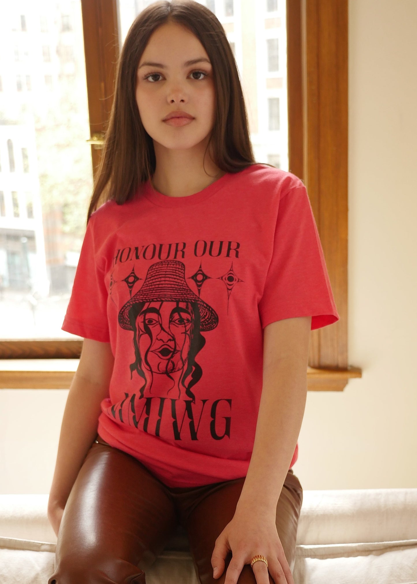 MMIW T-SHIRT SALMON RED