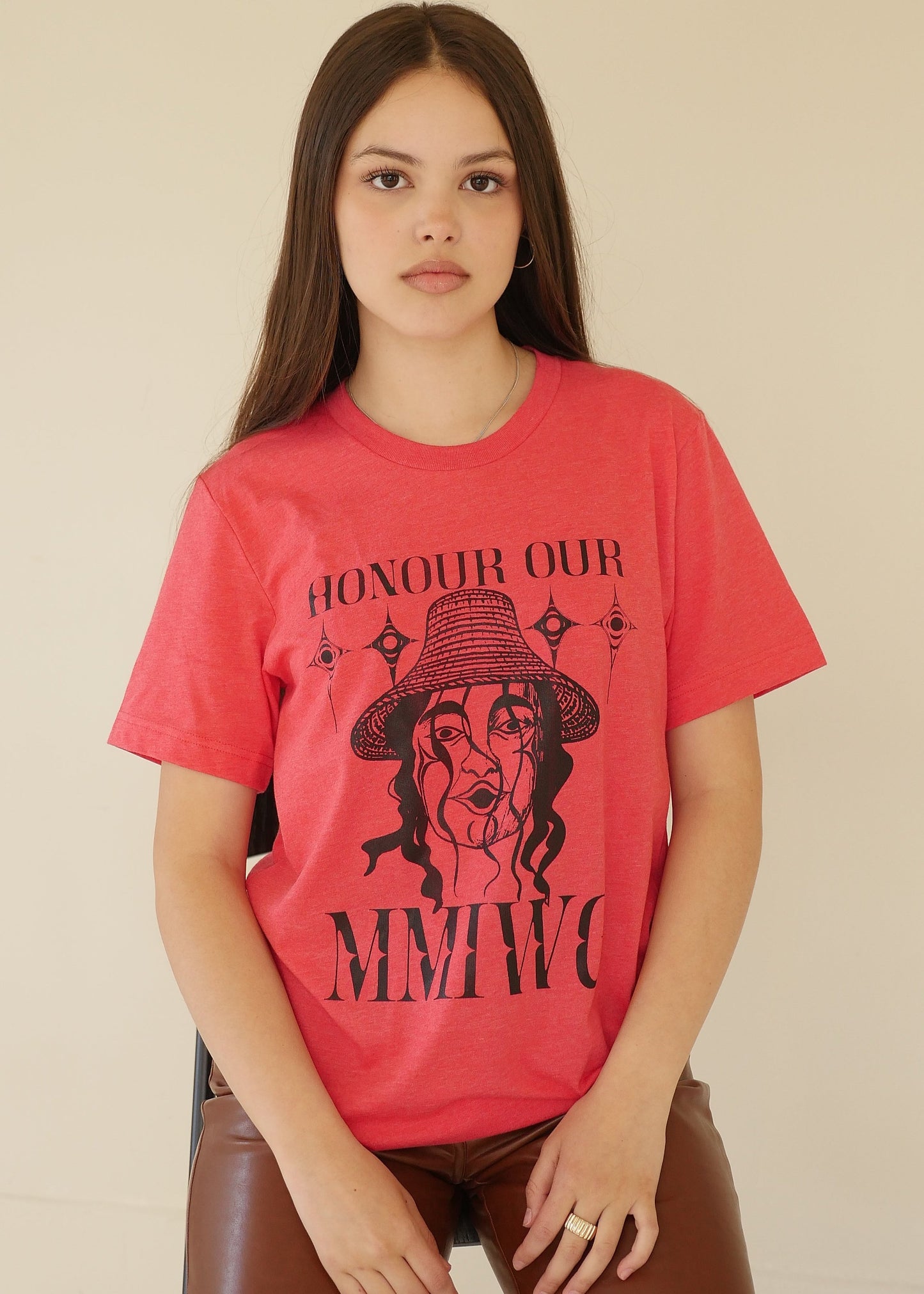 MMIW T-SHIRT SALMON RED