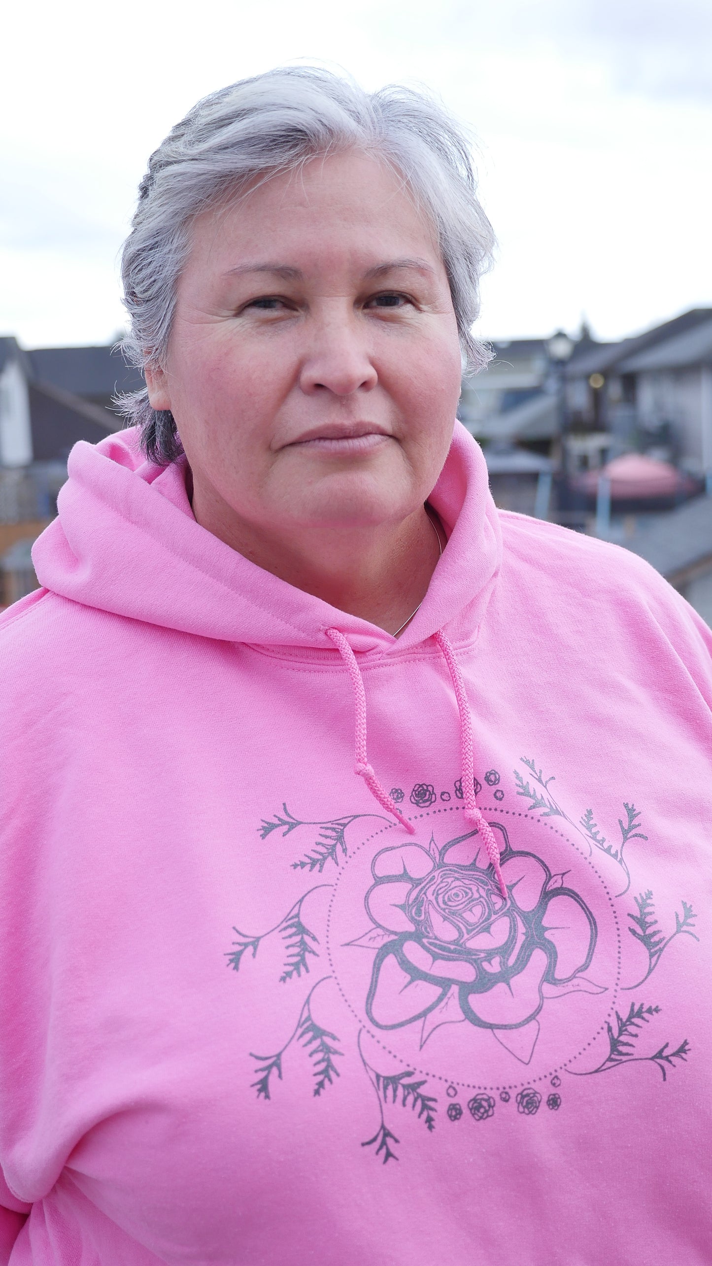 The Auntie Hoodie in HOT PINK | Love the Land Apparel