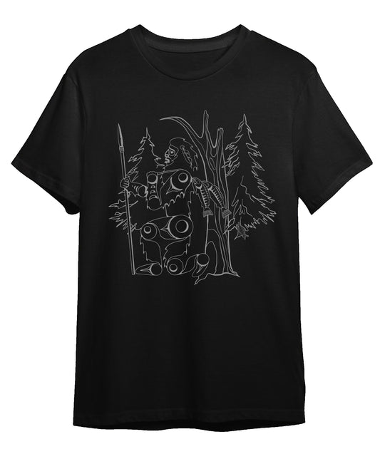 Sasquatch Fisher Forest T-shirt | Love the Land Apparel